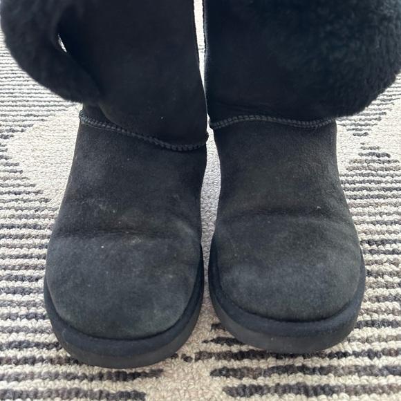UGG Black Bailey Button Boots - Picture 5 of 10